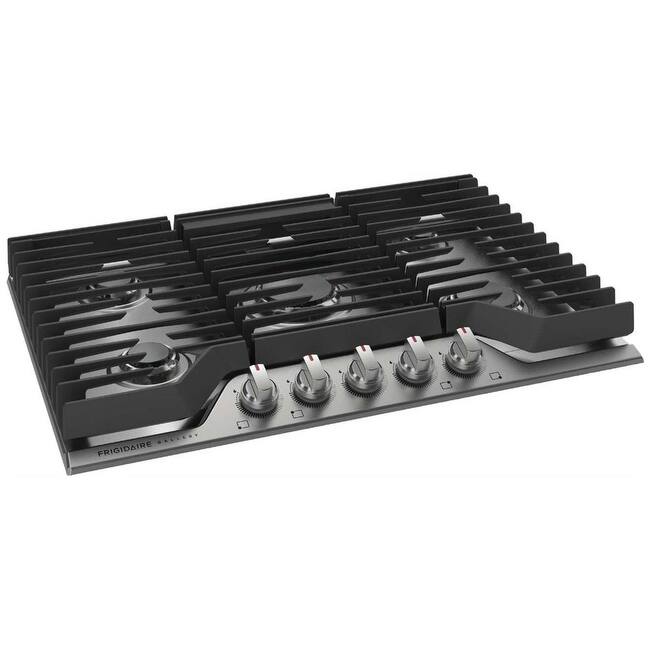 Frigidaire GCCG3048A 30" Wide 5 Burner Gas Cooktop with Quick Boil