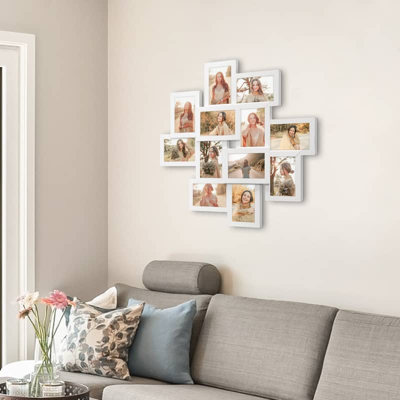 Modern Photo Frame 24x24 Square Storm Eye White PVC Picture Frame
