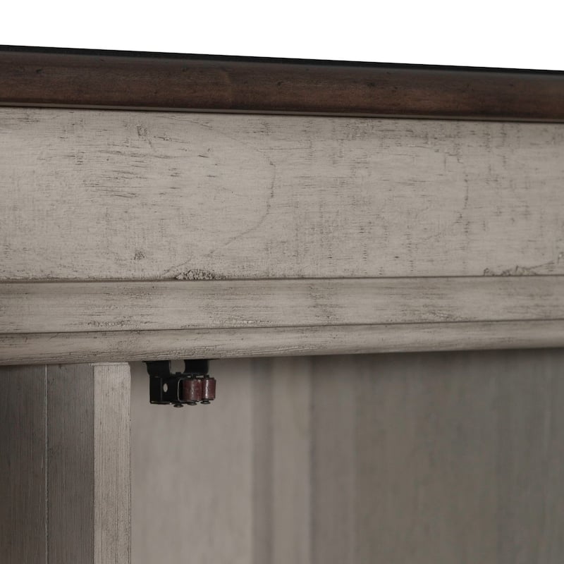 Ivy Hollow Weathered Linen Door Chest