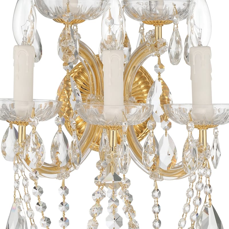Crystorama Lighting Group Maria Theresa 5 Light 13-1/2" Wide Wall