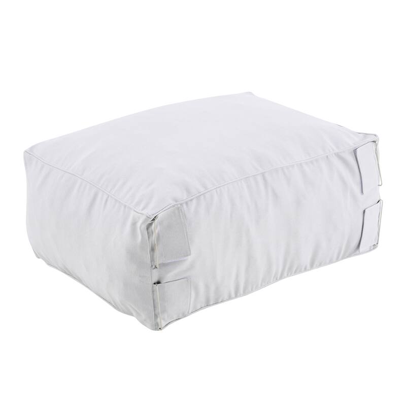 Christopher Knight Home - Outdoor Olefin Bean Bag Ottoman Modular Patio Lounge