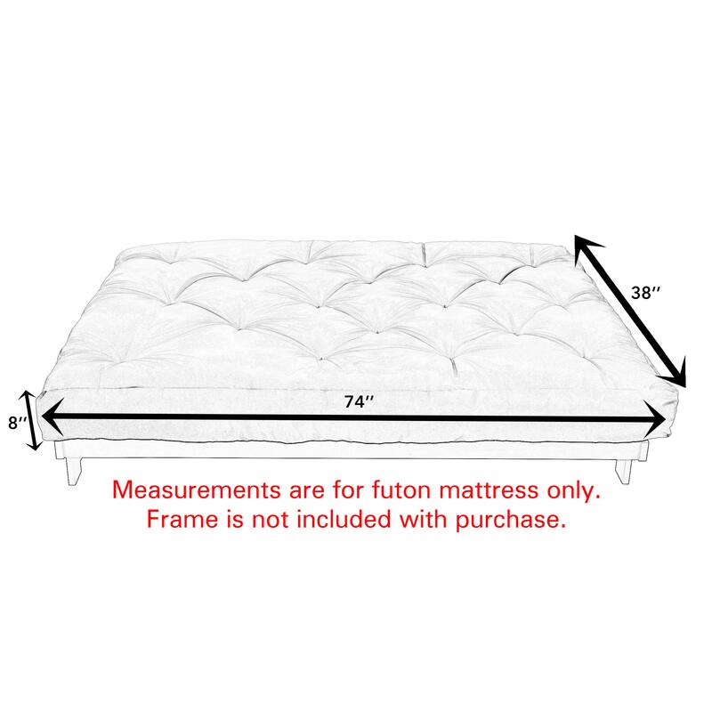 Twin Size 8-inch Futon Mattress