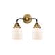 Option Matte White / Black Antique Brass