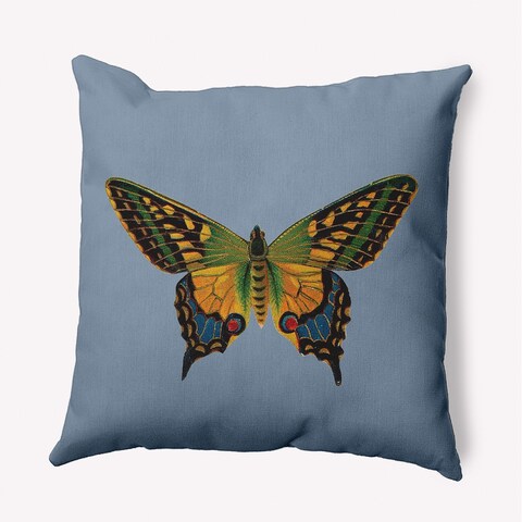 Colorful Swallowtail Polyester Indoor/Outdoor Pillow