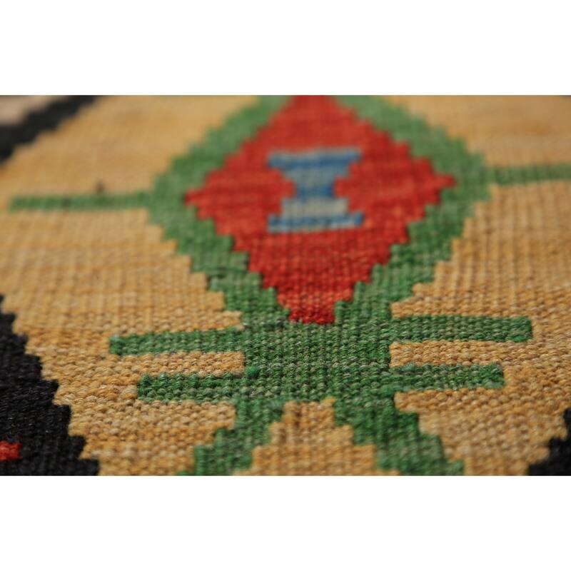 Kilim Oriental Large Area Rug Flatweave Wool Carpet - 10'3" x 16'2"