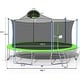 preview thumbnail 6 of 10, 16ft Trampoline with Backboard and Basketball Hoop for Kids