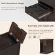 Espresso Wooden USB Port Storage End Table main image 0