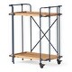 preview thumbnail 2 of 16, Eden Antique Firwood Bar Cart by Christopher Knight Home