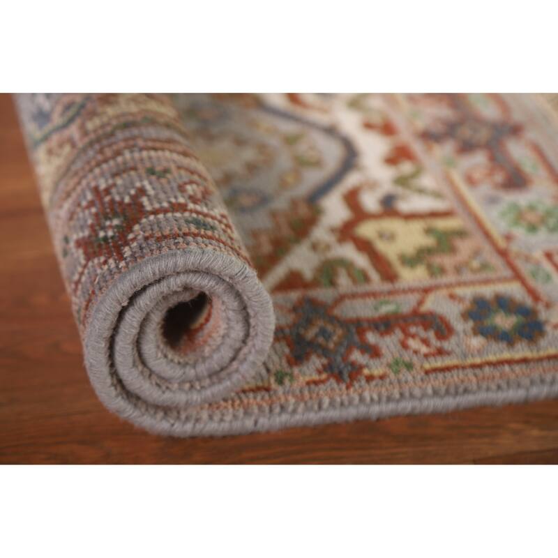 Grey Heriz Serapi Oriental Area Rug Handmade Wool Carpet - 2'0"x 3'0"