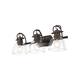 Option Rubbed Bronze / Clear