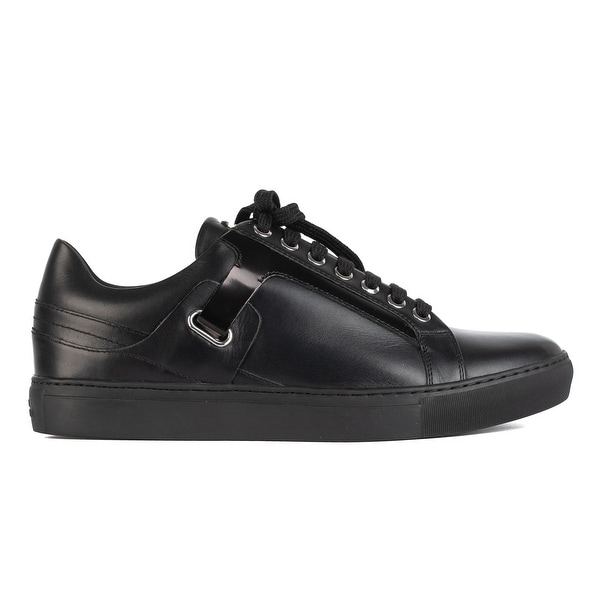 Shop Versace Collection Mens Black Leather Lace Up Low Top ... Shop Versace Collection Mens Black Leather Lace Up Low Top ...