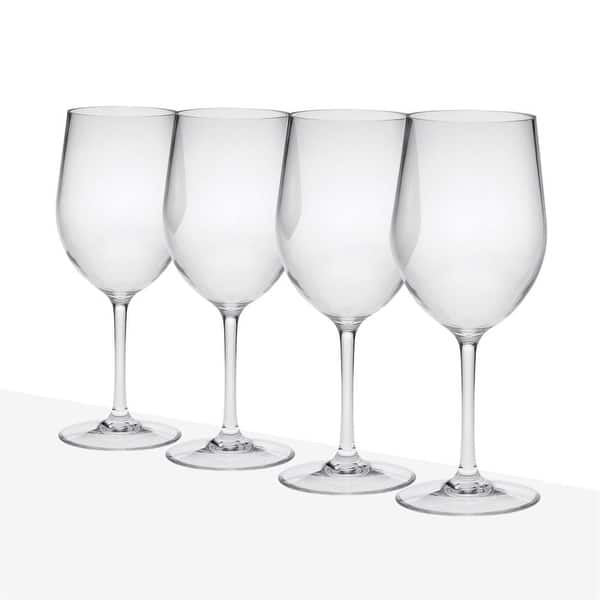 Unbreakable Tritan Wine Glass Set of 4 - On Sale - Bed Bath & Beyond -  35666200