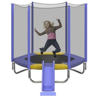 7FT Recreational Trampoline for Kids