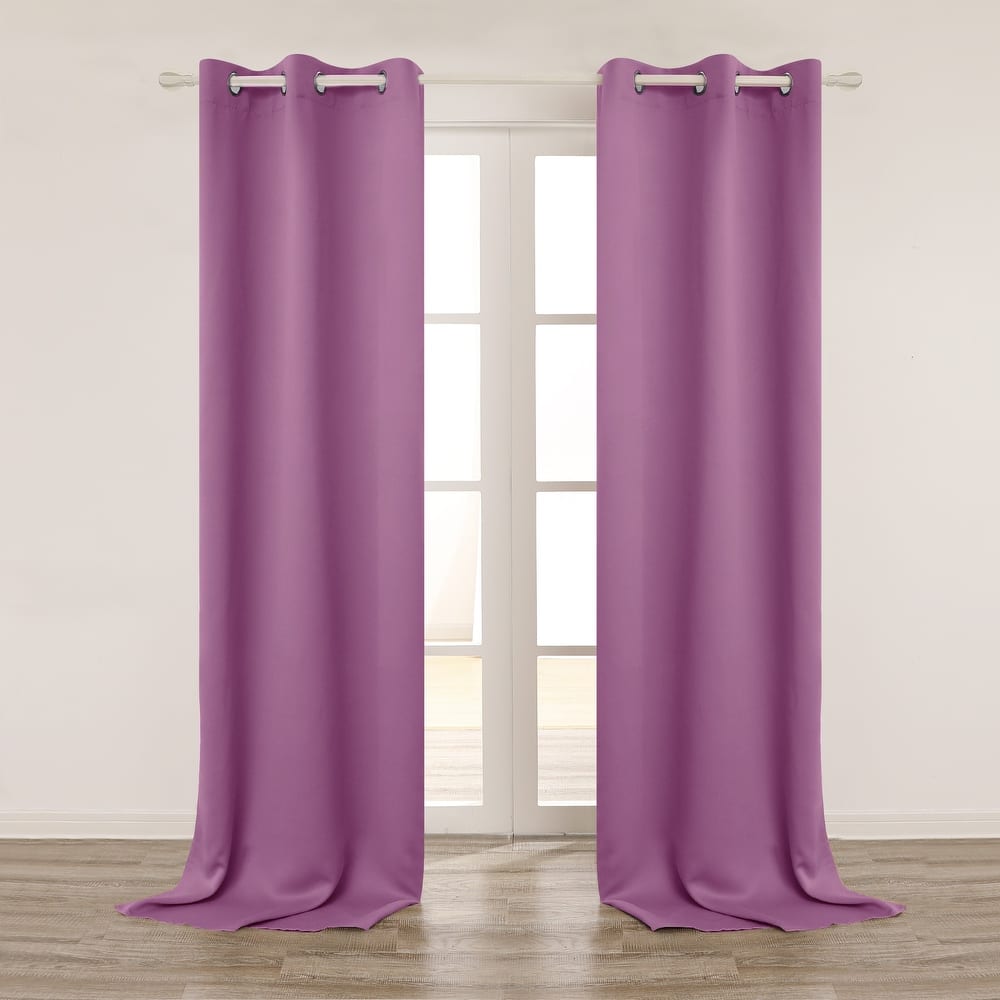 Deconovo Room Darkening Grommet Bedroom Curtain (1 Panel)