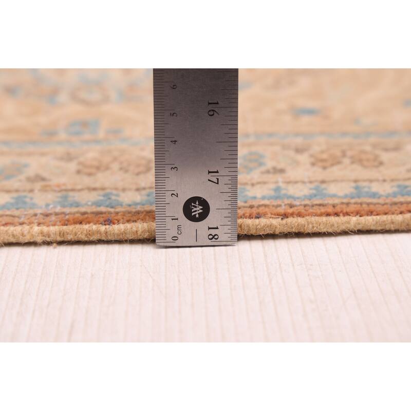 ECARPETGALLERY Hand-knotted Antalya Vintage Tan Wool Rug - 6'6 x 10'6