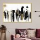 preview thumbnail 14 of 20, Oliver Gal 'Glamorous San Francisco' Cities and Skylines Wall Art Framed Print United States Cities - Black, Gold 45 x 30 - Gold