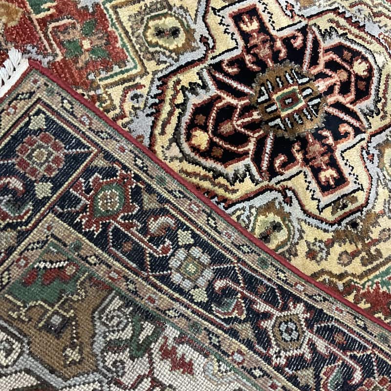 HERAT ORIENTAL Handmade Heriz Wool Rug - 4'3" x 6'