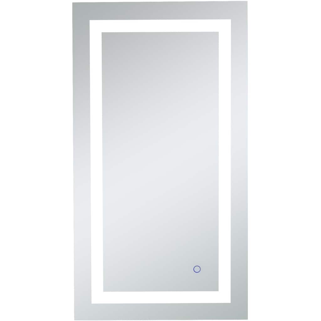 Elegant Lighting Helios 36" x 20" Rectangular Frameless Wall Mounted