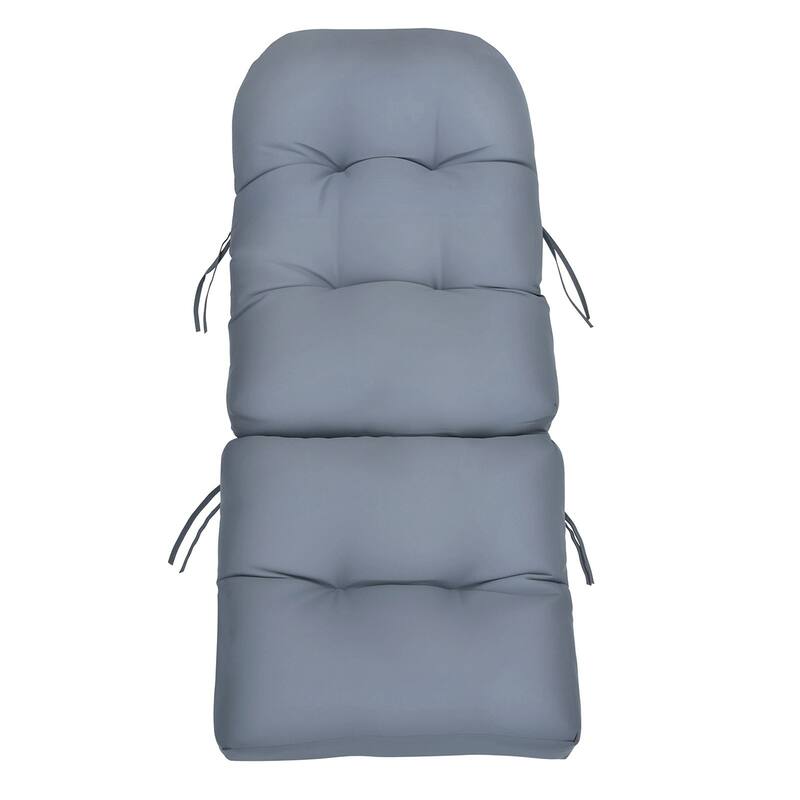 2 PCS Indoor or Outdoor Waterproof Adirondack Chair Seat and Back Cushion