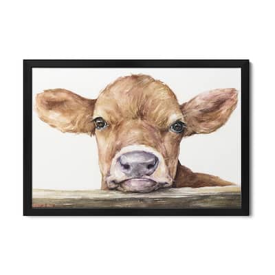Calf Premium Framed Poster by George Dyachenko