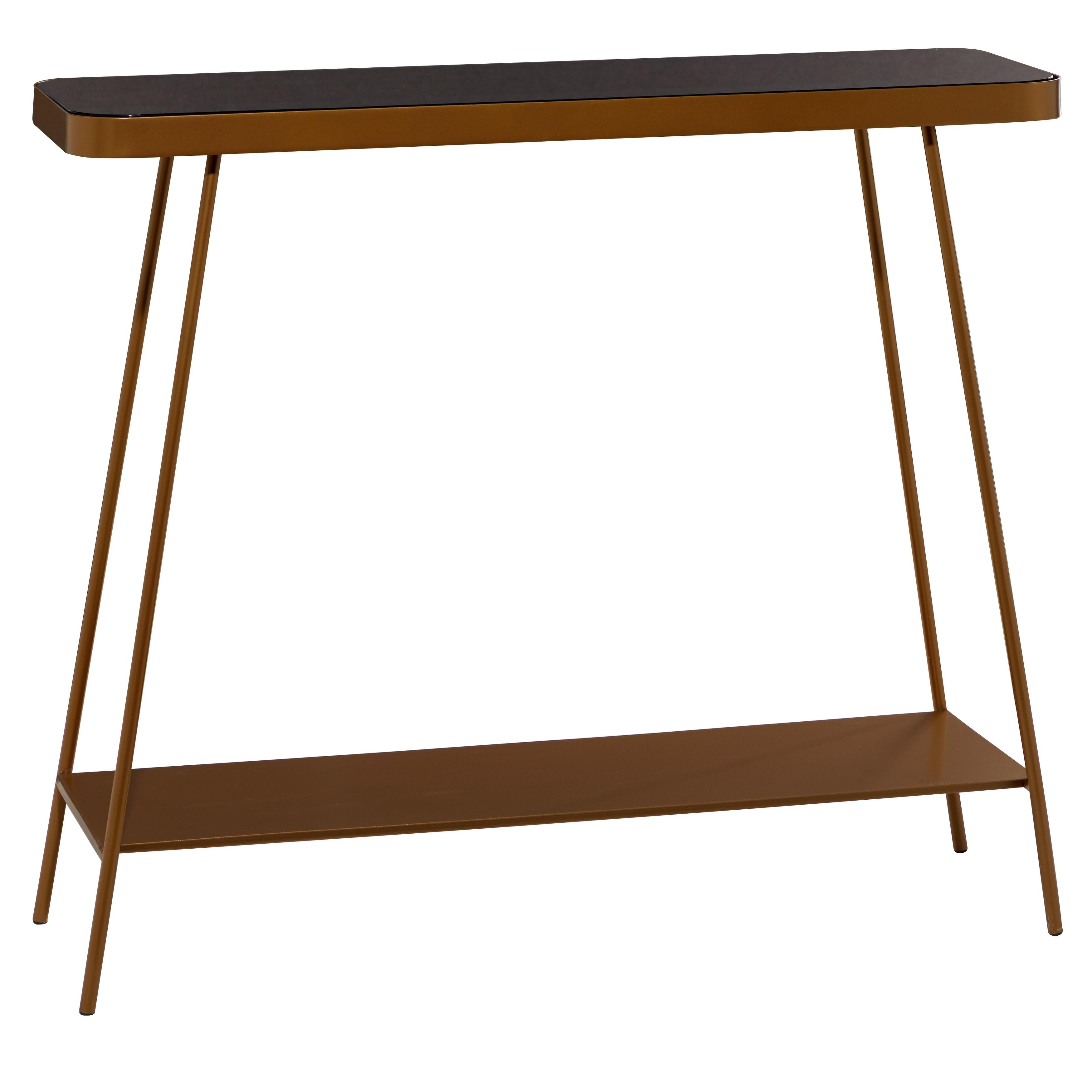 Metal Console Table - Gold - Roche River Decor