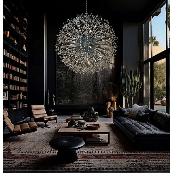 Starburst Chandelier 47 Wide Crystal Lighting Fixture On Sale Bed Bath Beyond 37892411