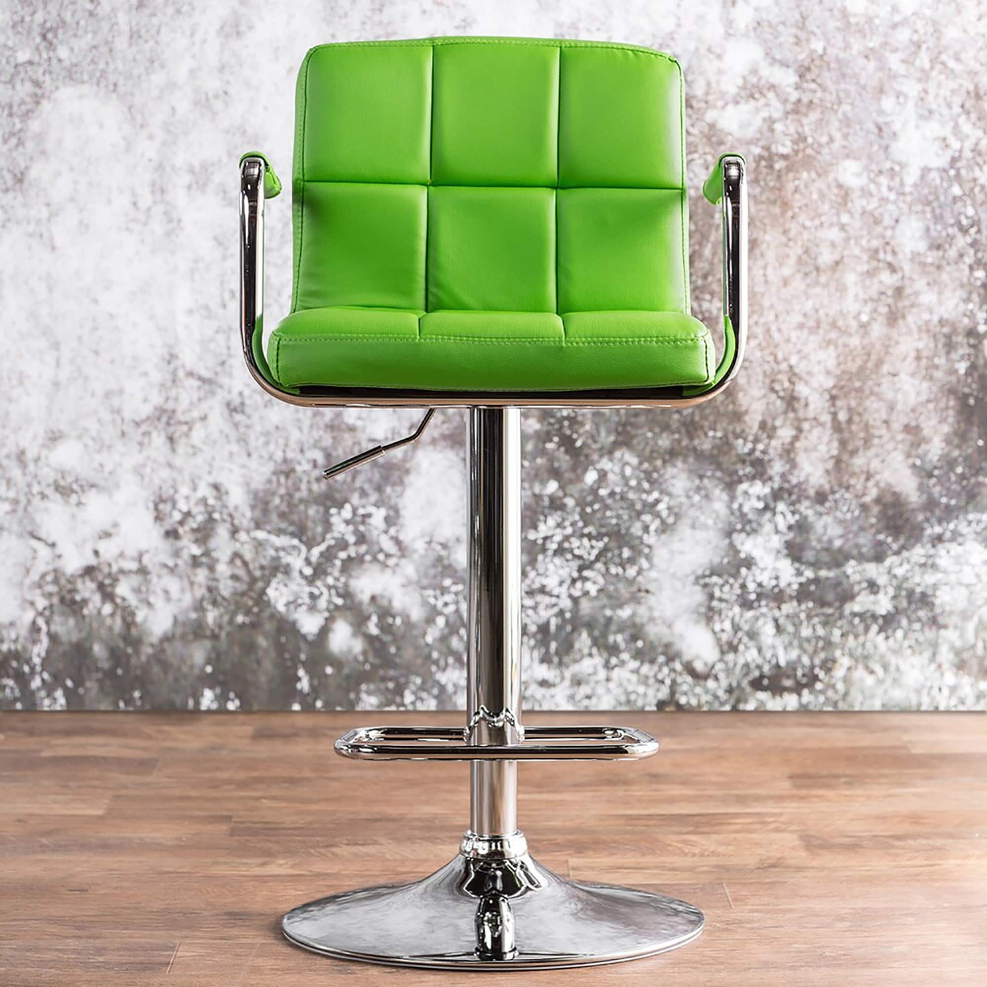 Corvelli Modern Adjustable Swivel Barstool (Set of 2) by Furniture of