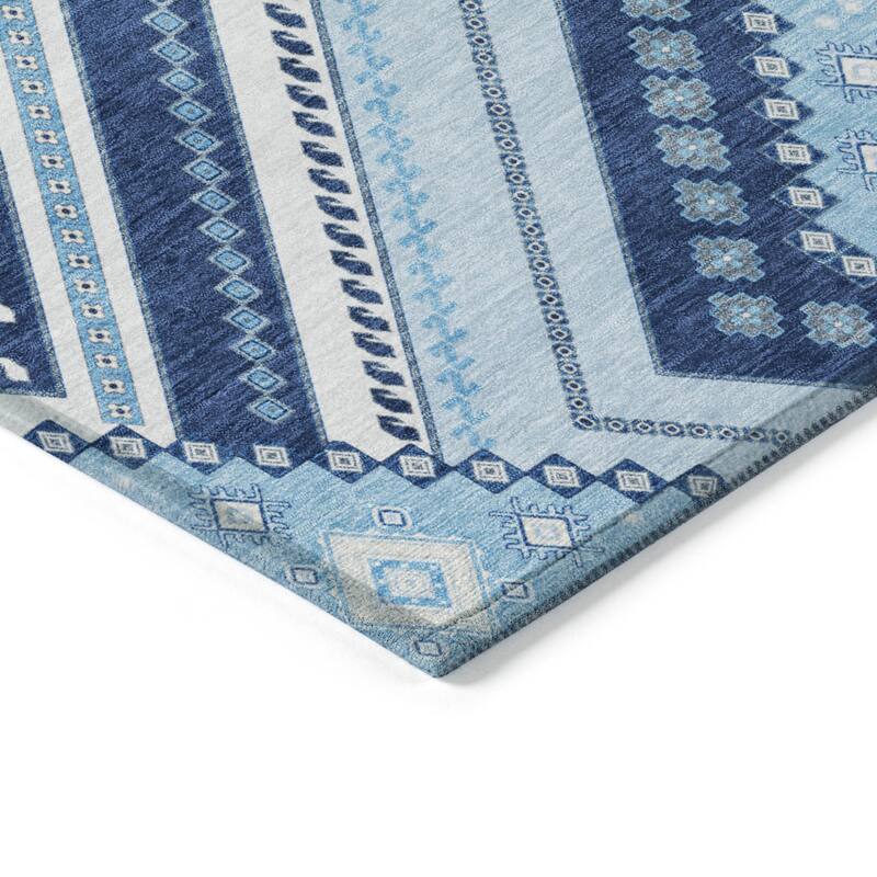 HomeRoots Tribal Transitional Rectangle Outdoor Rug
