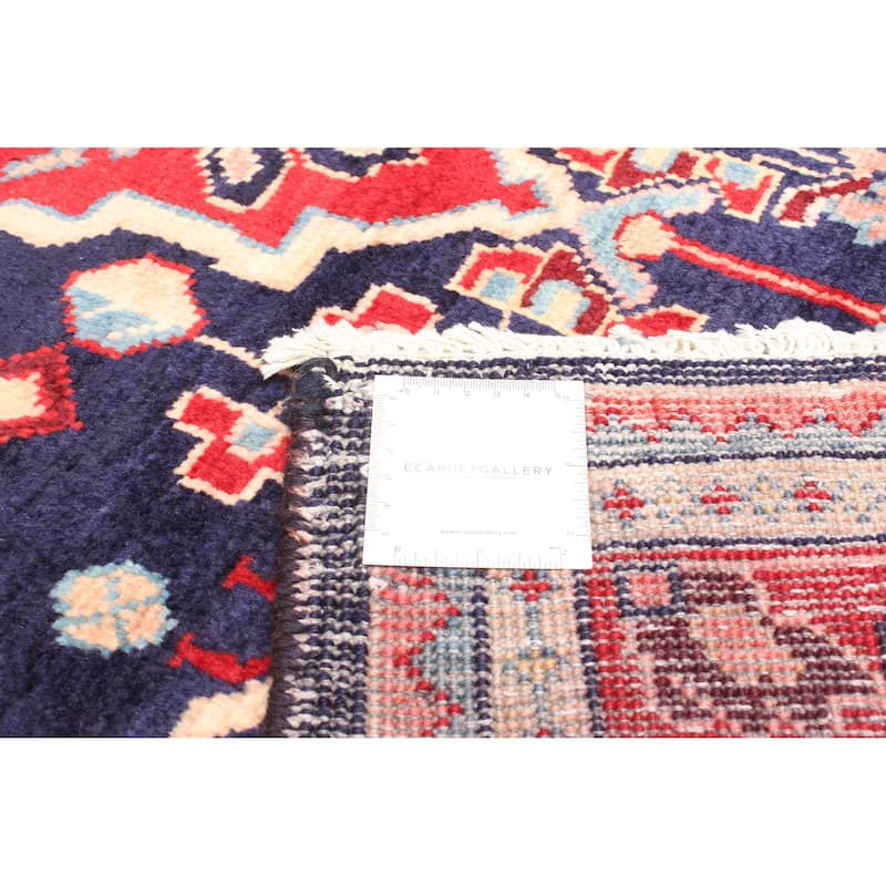 ECARPETGALLERY Hand-knotted Andelz Navy Wool Rug - 4'5 x 7'3