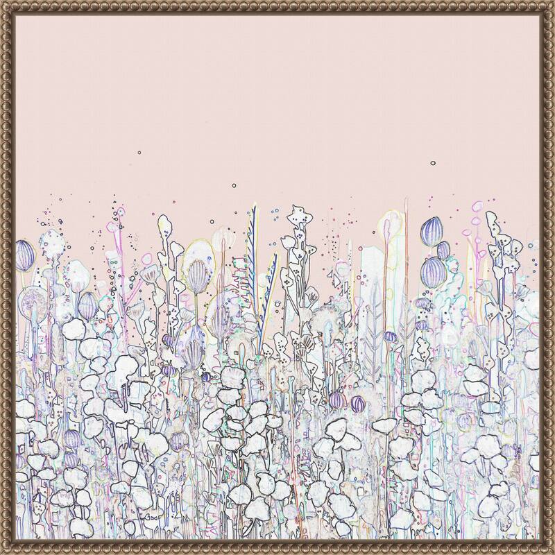 Side Road by Sylvie Demers (22 x 22 in.), Framed Canvas Wall Art Print