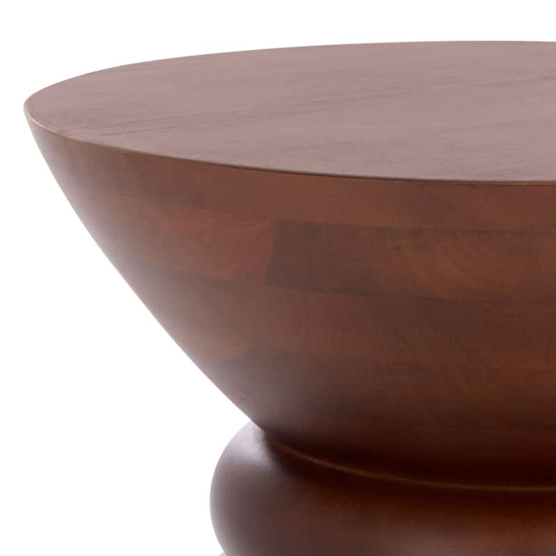 SAFAVIEH Home Ignacio Round Accent Table - 14"W x 14"D x 19"H