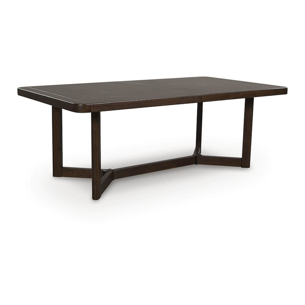 Signature Design by Ashley Kendamor Dark Brown Dining Extension Table - 46.13" W x 108" D x 29.75" H