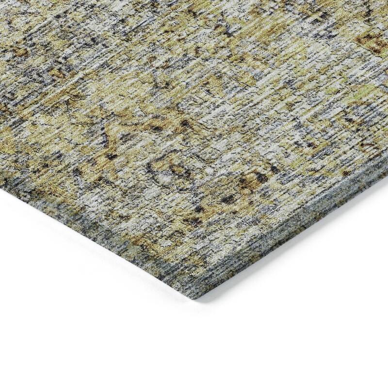 HomeRoots Floral Traditional Rectangle Outdoor Rug