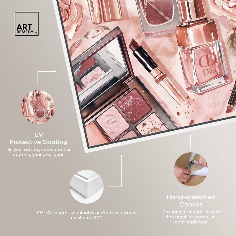 Glam Sparkle Lay Out Canvas by Art Remedy