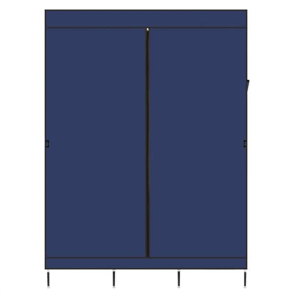 Shop 71 Portable Closet Wardrobe Clothes Rack Storage Organizer