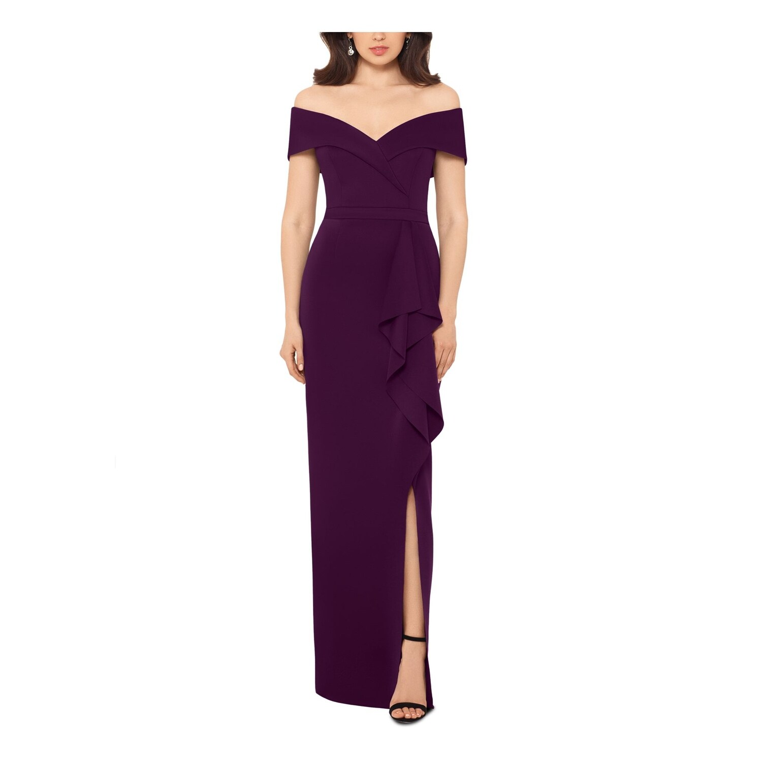 Xscape purple dress clearance
