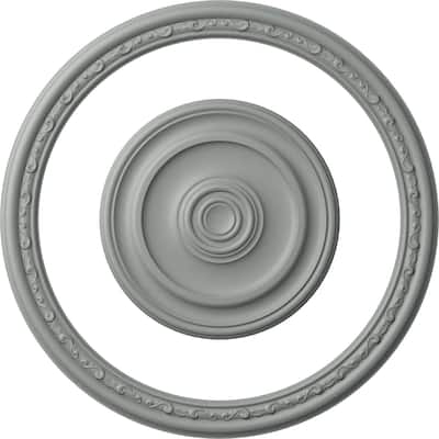 36"OD x 29 1/2"ID Ceiling Ring with 19 3/4"OD Ceiling Medallion Kepler Traditional Light Accent Kit - 36"OD x 29 1/2"ID