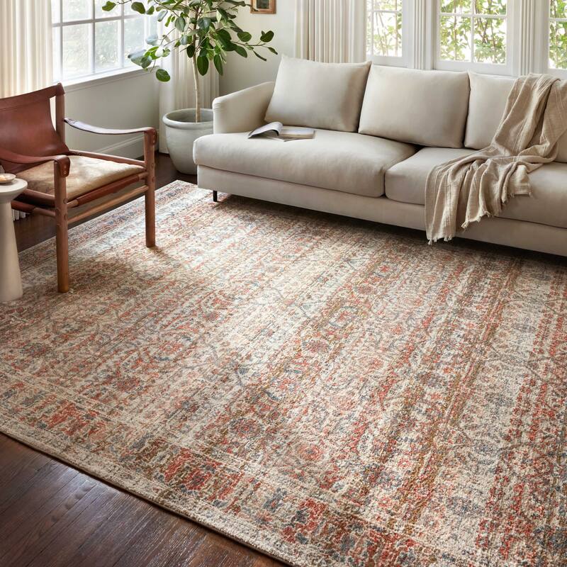 Alexander Home Valeria Distressed Traditional Persian Area Rug