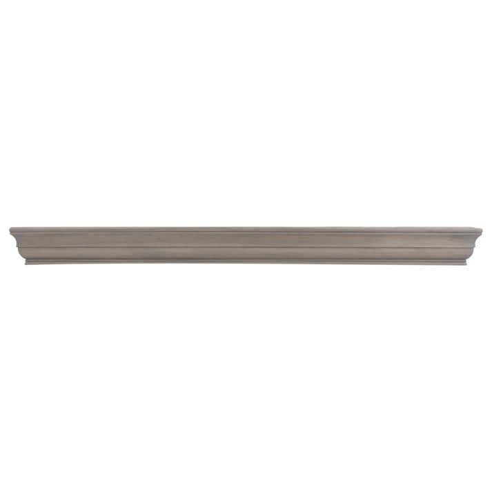 Dogberry Collections Shaker Wood Mantel - 72 - Grey Ash