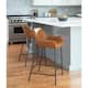 Carbon Loft Galotti Industrial Counter Stools (Set of 2) - N/A