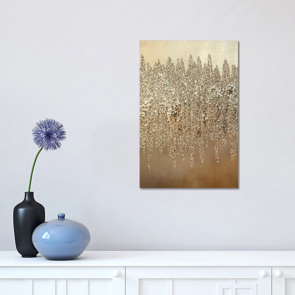 iCanvas "Silver Shimmer I" by Amber Lamoreaux Canvas Print