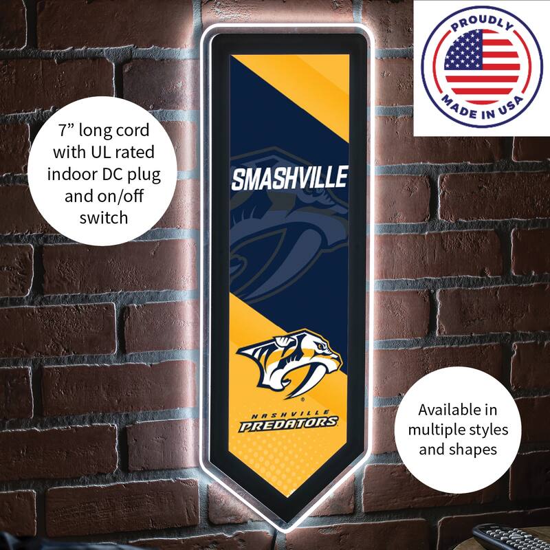 Nashville Predators LED Lighted Sign
