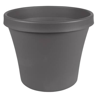 Bloem Terra Pot Planter 20" Charcoal Gray - 20
