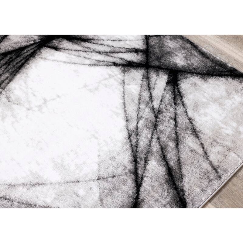 Perry Collection - Grey Shatter Rug