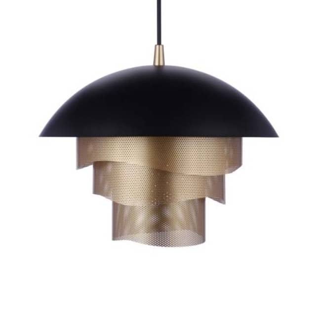 Craftmade P1011-LED Sculptural Statement Pendants 32" Wide LED Pendant - Flat Black / Matte Gold
