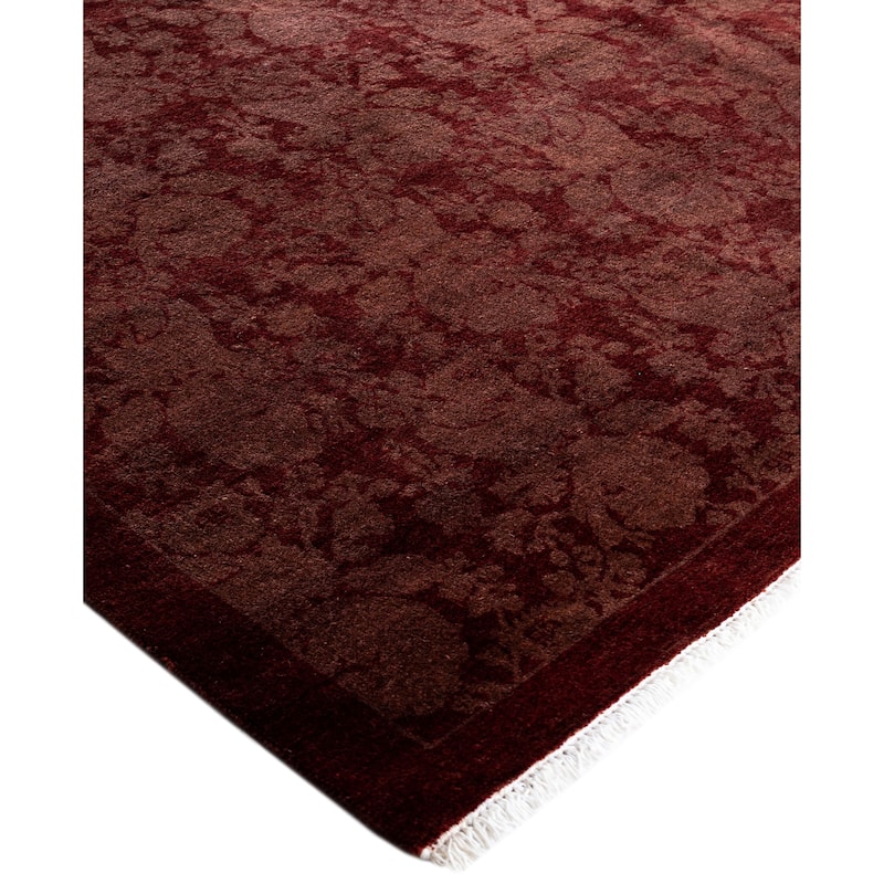 Overdyed One-of-a-Kind Hand-Knotted Area Rug - Gold - 4' 2" x 5' 10"