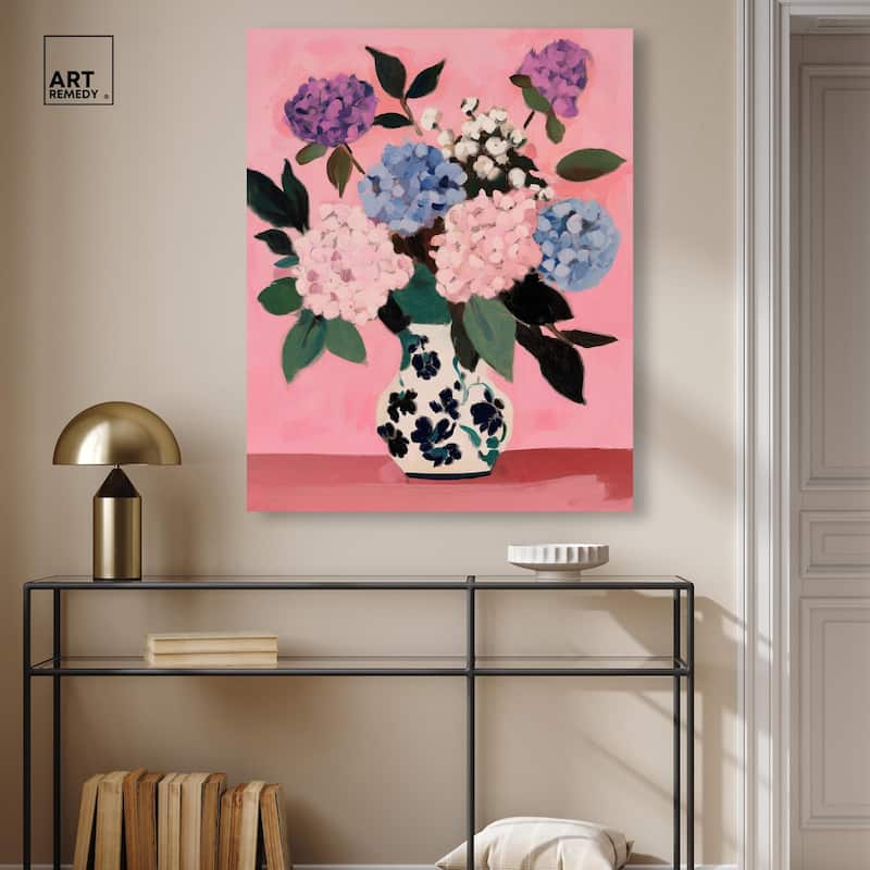 Flower Pot Dream II Canvas by Art Remedy, Gallery Wrapped