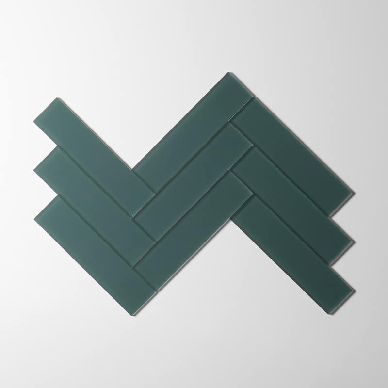 2 in. x 8 in. Glass Subway Wall Tile