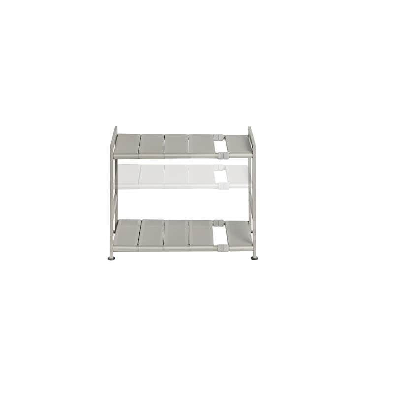 Seville Classics 2-Tier Expandable Under-the-Sink Organizer