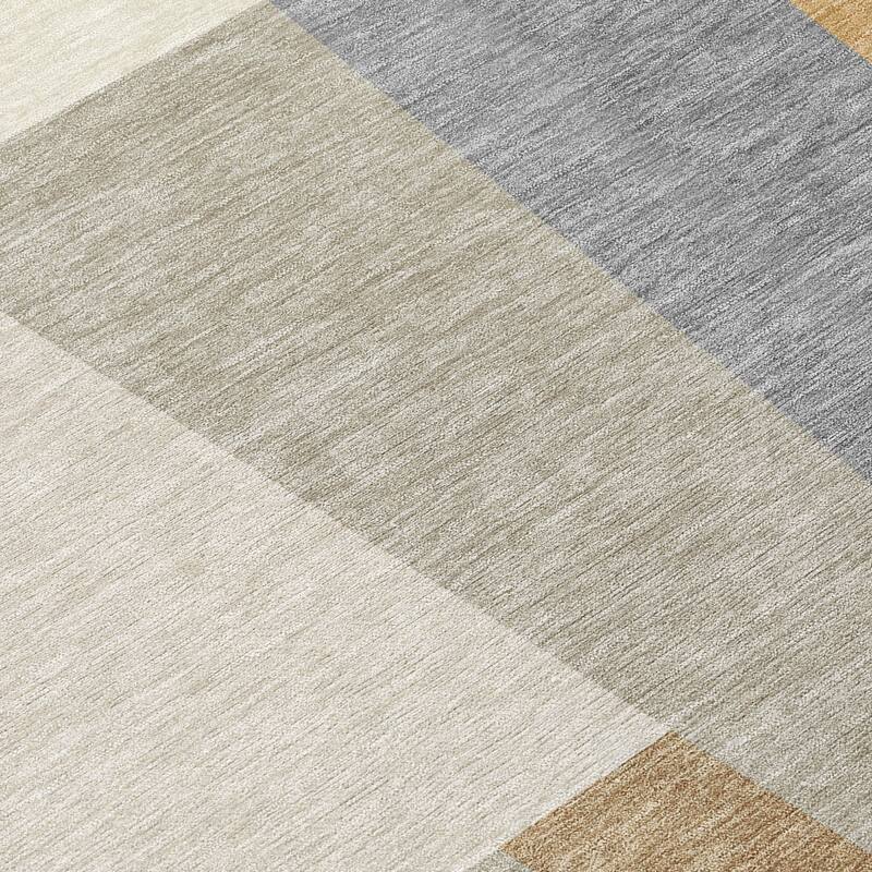 Machine Washable Indoor/ Outdoor Contemporary Jolie Chantille Rug